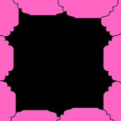 pink frame background