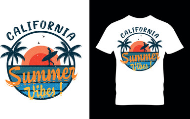 Vintage summer sale poster design features a vector illustration with a retro banner and typography elements.