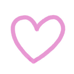 pink heart shape