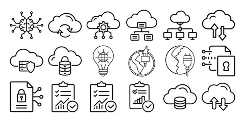 Set of technology, data, and security concepts