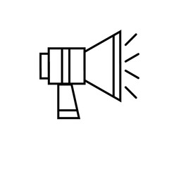 Announcement icon outline