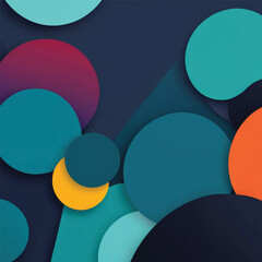 abstract background with circles