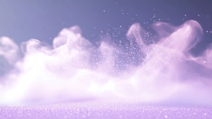Abstract glittering particles and light effects background