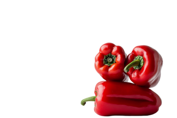 a group of red peppers