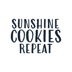 Obraz premium Sunshine cookies summer vibe chill nana life