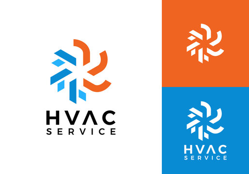 snow and sun logo. heating cooling snowflake conditioning vector design concept