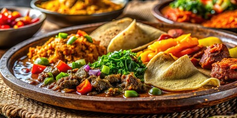 Injera Ethiopian Food, Delicious Injera Bread, Spicy Ethiopian Stew, Traditional Ethiopian Cuisine,  Authentic Injera Recipe,  Best Injera Restaurant