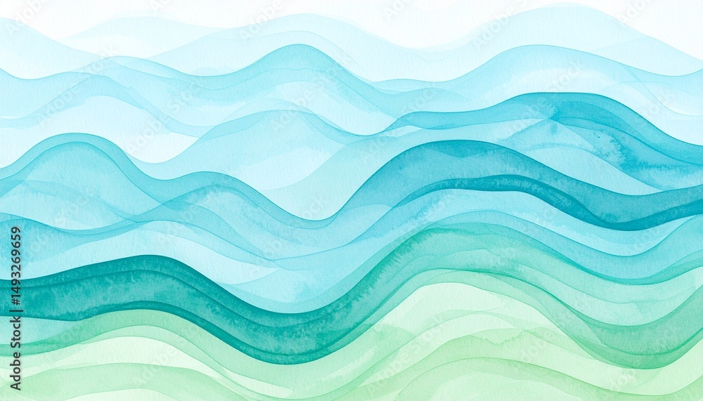 Poster abstract background topographic lines depth concept. abstract wavy patterns in shades of blue and gr