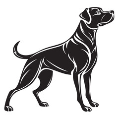 Dog vector illustration silhouette image