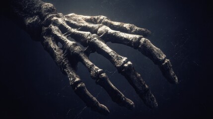 Eerie Human Hand Bone Structure