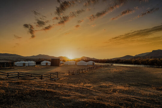 Sunset Mongolia