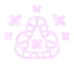 Lilac flower abstract