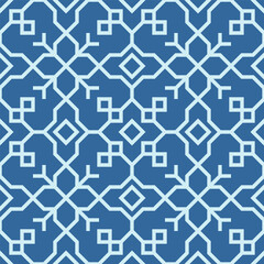 Vector geometric ornament in ethnic style. Abstract seamless pattern with EPS 10. Simple modern background texture. Repeat geo design