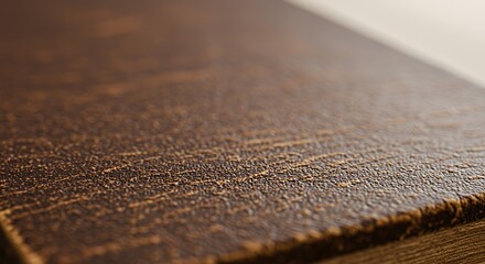 Closeup View of a Textured Dark Brown Surface