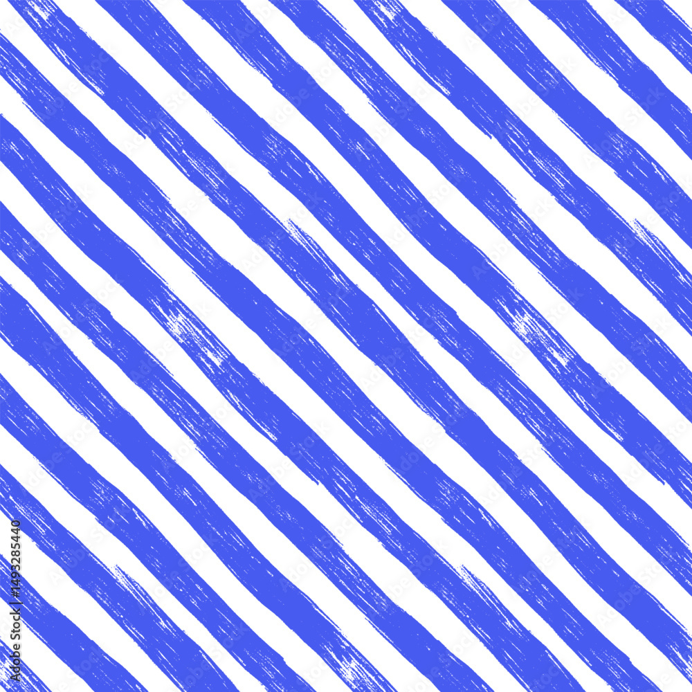Poster diagonal brush strokes seamless pattern. freehand diagonal stripes print with hatching pencil textur