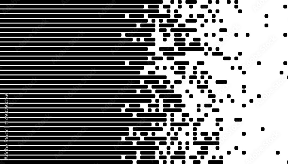 Poster black and white smooth transition pattern for fade or disappear background. graphic resource element