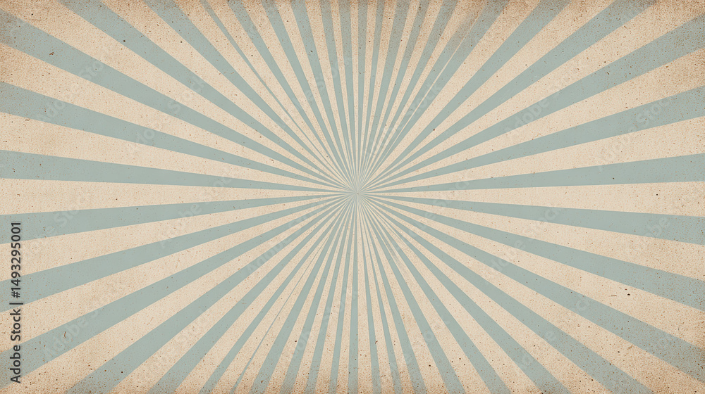 Poster vintage radial background pattern with retro style lines