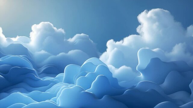 Blue abstract background with light and drop shadow used as a backdrop for product presentation