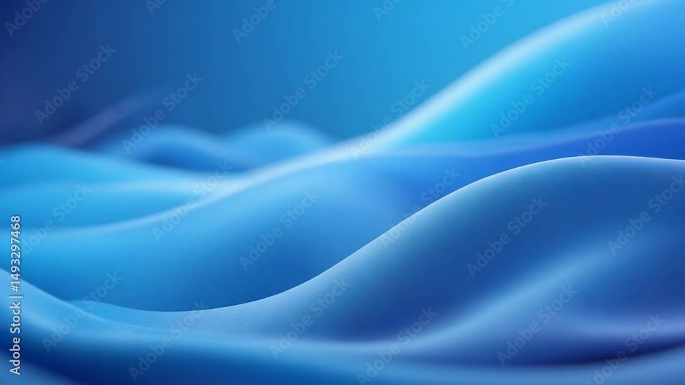Poster blurred design for digital use on an abstract blue background, web template