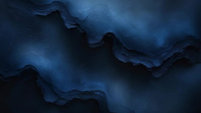 Design featuring an abstract dark blue background