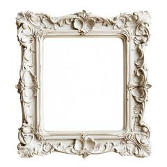Frame isolated on white and transparent background.