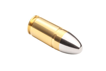 a close up of a bullet