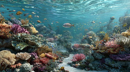 Fototapeta premium coral reef ecosystem