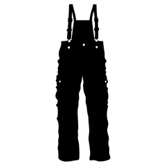 Minimal Cargo Pants with ben Vector for Military, Streetwear, and Casual Outfit Art