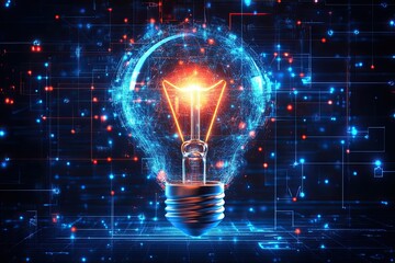 business loading concept. Vector creative light bulbs icon or sign of idea. Genius light bulb education