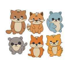 animal character homeless