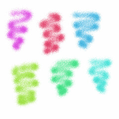 Abstract watercolor washes in an array of vibrant hues, creating a visually dynamic composition. Ideal for adding artistic flair.