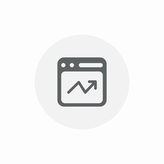 Obraz premium data inspection icon sign vector