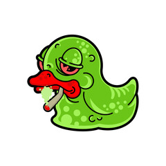 Rubber ducky drug addict gren