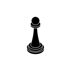 Pawn Chess piece isolated. Piece for playing chess