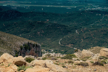 goat, mountain, landscape, nature, wildlife, cliff, rural, Mediterranean, animal, terrain, freedom, scenic, rocky, wilderness, travel, outdoor, natural habitat, agriculture, hillside, eco-tourism, tra
