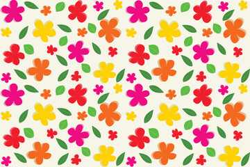 Discover the vibrant Retro Hippie Flower Pattern that captures the essence of 70s-80s vintage vibes. Perfect for your next DIY project, home decor, or fashion statement.