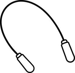 Jump Rope Fitness Exercise Workout Icon