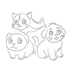 animal character homeless