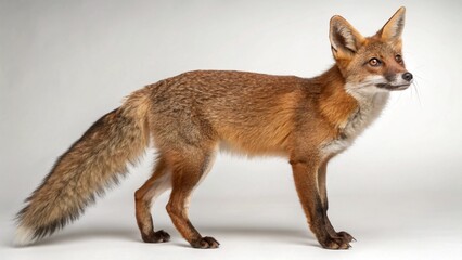 Obraz premium Darwin’s fox on studio background