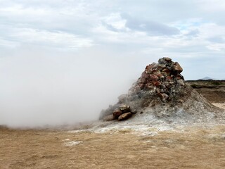 Hverir, champ géothermal en Islande