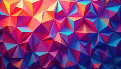 Fototapeta premium Repeating triangular shapes forming a vibrant mosaic, shapes, shape, abstract