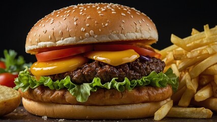 A crispy and tender chicken tenders basket with a side of honey mustard and fries, a great fast food option