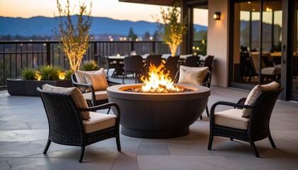 fireplace in the living room