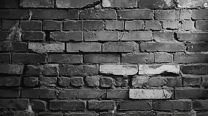 Dark Monochrome Brick Wall Texture Background Urban Grunge Vintage Design Element Photography Photo old grey aged black 
