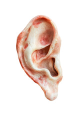 Isolated Realistic Human Ear