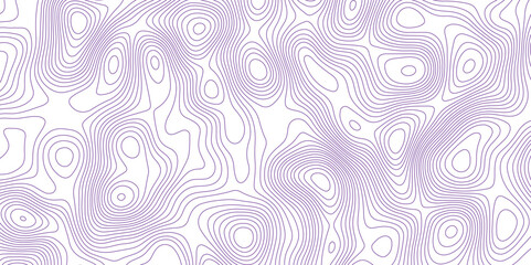 Abstract topographic contours map background. Topographic map and landscape terrain texture grid. Modern design with White background with topographic wavy pattern design. Black-white background.	