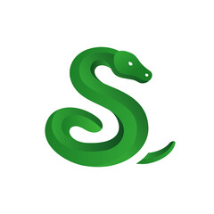 Snake Letter S Logo
