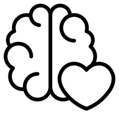 Emotional intellegence icon vector illustration