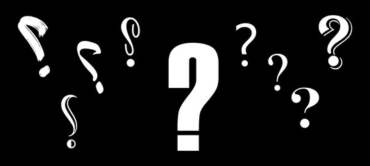 Question mark and root cause analysis concept.Vector Illustration.