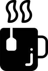 tea illustration on a white background         